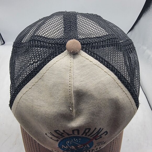 NASA Exploring Is My Game Trucker Hat Buzz Aldrin Cap Adjustable Outdoors Casual - Picture 7 of 10